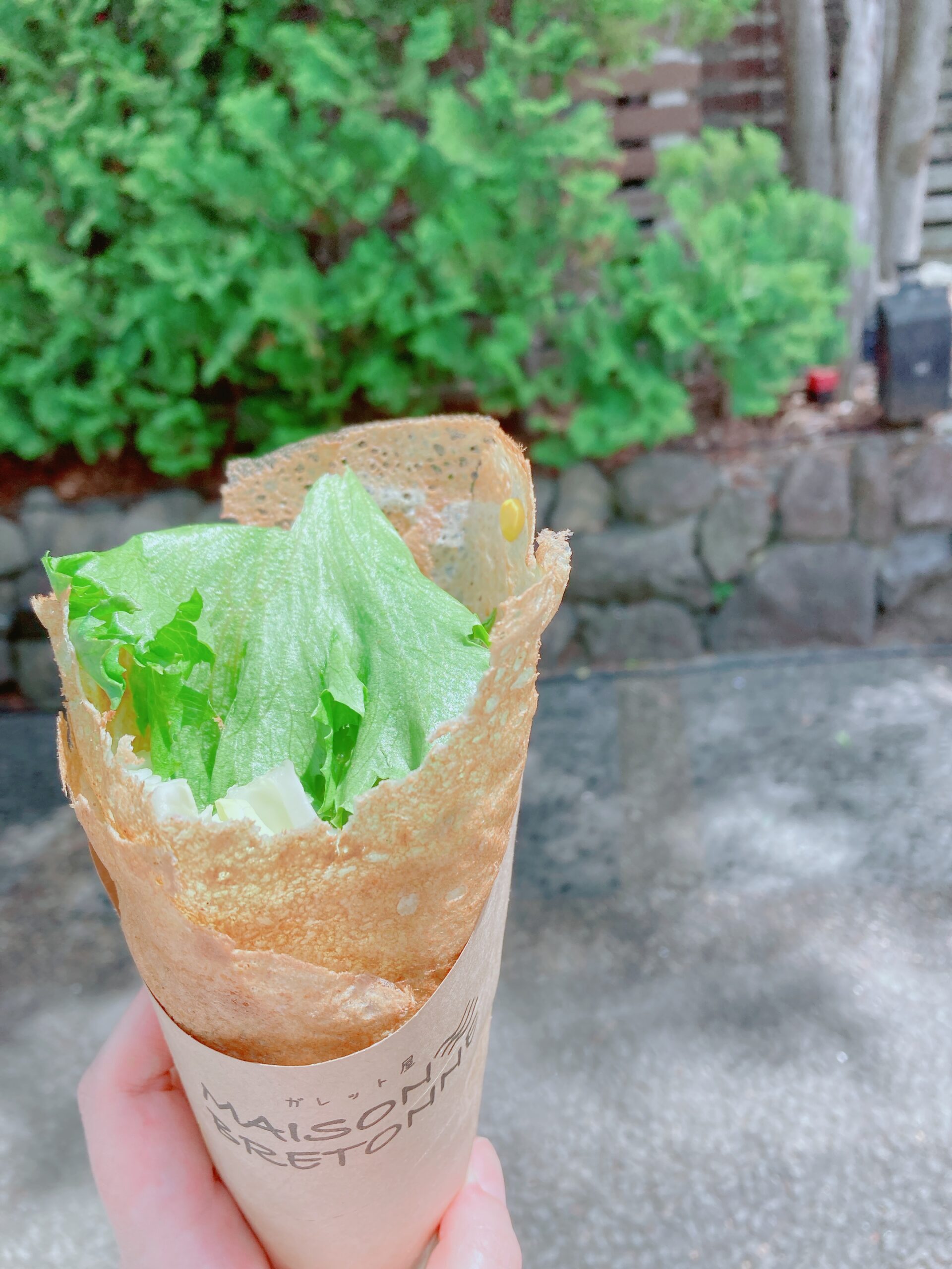 代官山蚤の市2024春グルメ。屋台。ガレット屋さん。MAISON BRETONNE メゾン ブルトンヌ。