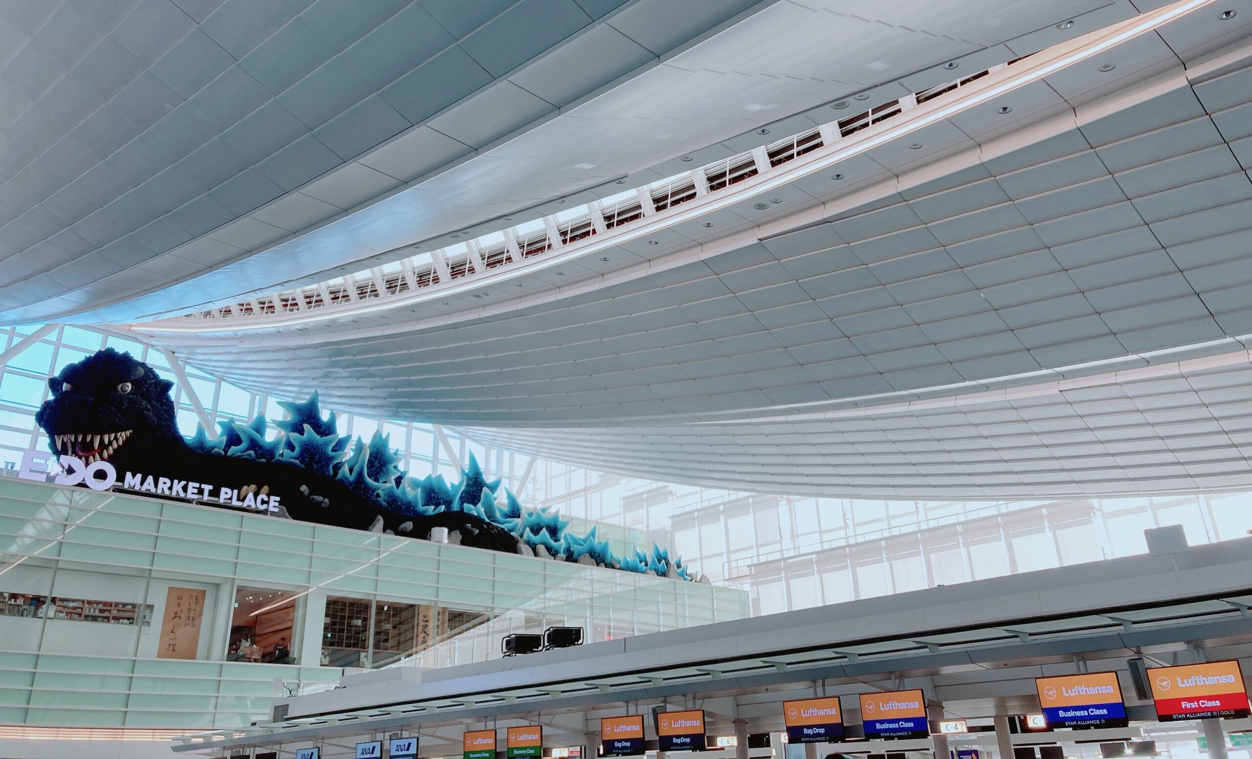 羽田空港第3ターミナル、ルフトハンザ航空カウンター