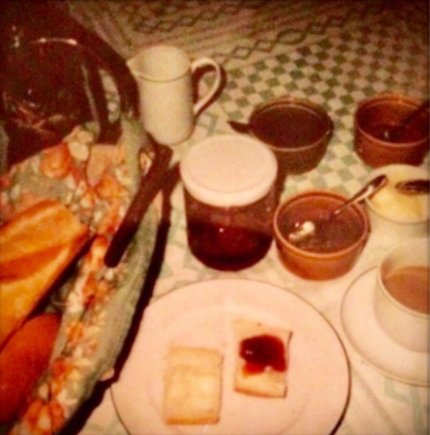 南仏ホームステイ朝食